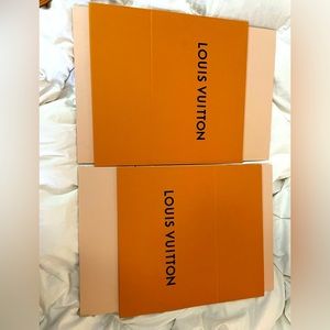 Louis Vuitton shoe box's